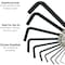 Teng Tools 1424 10 Piece SAE Hex Key Set 1424 - alternate 3